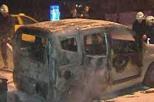 Tekirdağ’da 2 Araç Böyle Yandı