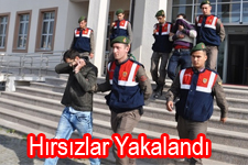 Hırsızlık Yapan İki kişi Yakalandı