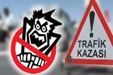Trafik Kazası : 2 Yaralı