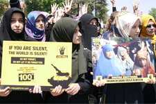 Edirne'de Mursi'nin İdam Kararına Protesto
