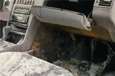 Edirne'de Hareket Halindeki Araç Alev Aldı