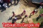  - Edirne'de Yangın Tatbikatı Gerçeği Aratmadı