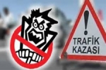  - Trafik Kazası : 2 Yaralı