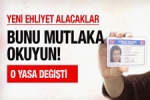  - Yeni Yıla Stajyer Ehliyet Uygulaması Geliyor!