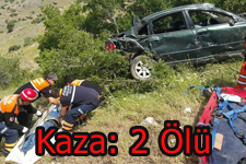 Denizlide Trafik Kazası: 2 Ölü
