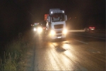 Tekirdağ - Araçların Paten Yaptığı Karayolu